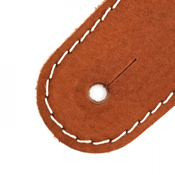 Richter Raw II Contour Leather Strap, Waxy Suede Brown