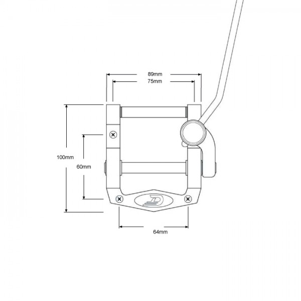 Duesenberg Diamond Deluxe Tremola, short, Lefthand