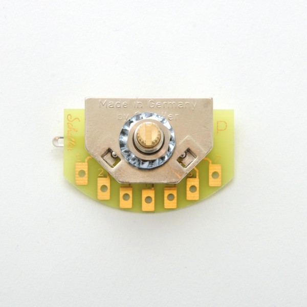 Schaller 5-fach Drehschalter, Megaswitch P