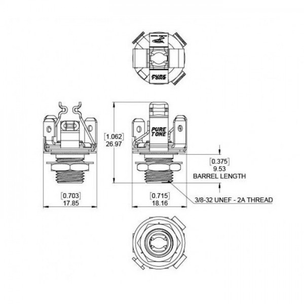 Pure Tone Stereo Multi Contact Output Jack