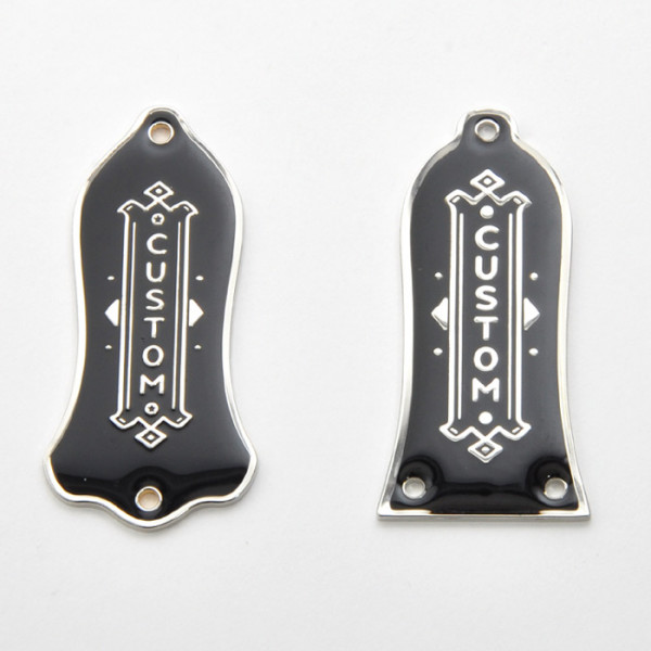 Trussrod Cover, Bagatelle, Silver