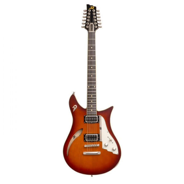Duesenberg Double Cat, 12-String, Vintage Burst