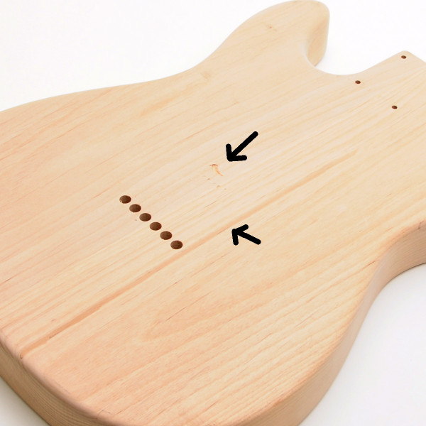 Rockinger Vintage Deluxe Body für Tele, unlackiert, Second Chance