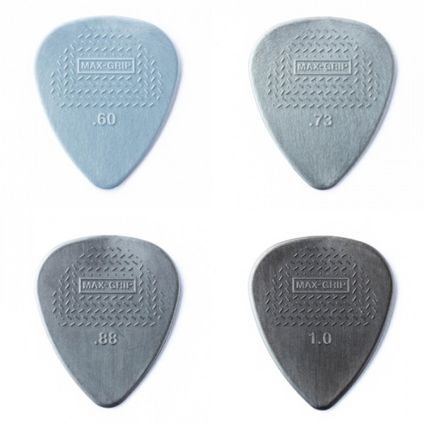 Dunlop Max Grip Nylon Plektren - 12 Stück