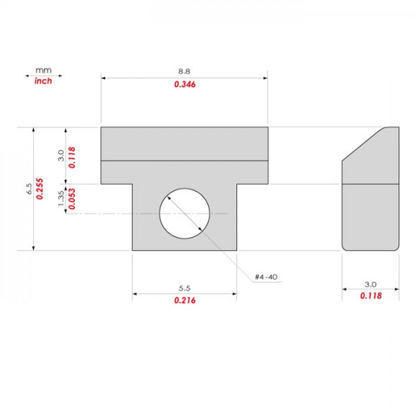 KTS Titan Brückchen für Gibson ABR-1 Bridge