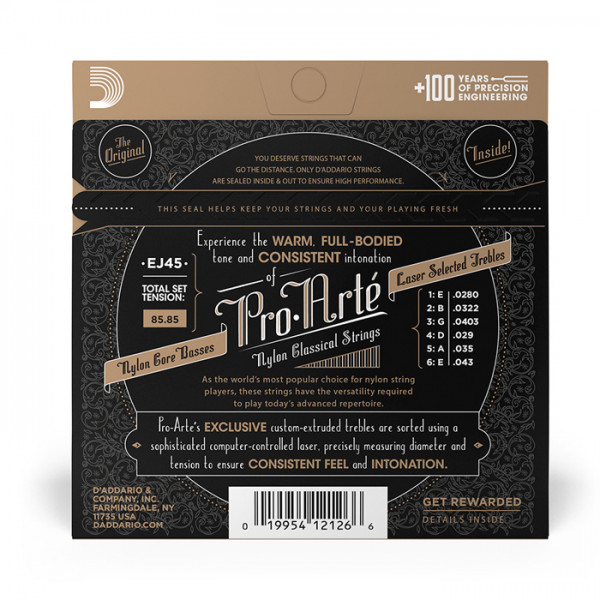 D'Addario EJ45 Pro-Arté Classical Strings