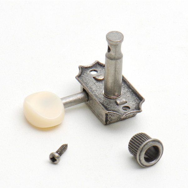 Göldo Traditional Tuner, Oval Button, 3/3, Antique