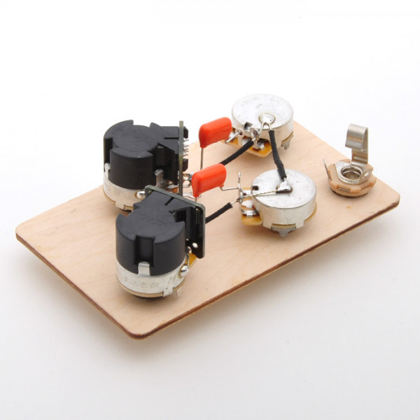 Rockinger Pre-Wired Assembly for 50s Les Paul, Long Shaft, Push Pots