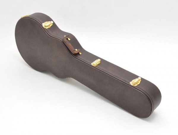 SCC Canadian Guitar Case für Les Paul, Arched Top, Braun