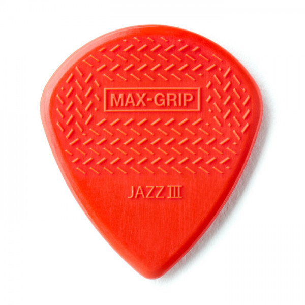Dunlop Max Grip Jazz III XL Nylon Plektren - 6 Stück
