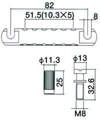 Rockinger Stop Tailpiece