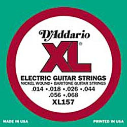 D'Addario XL157 Baritone, B-Tuning