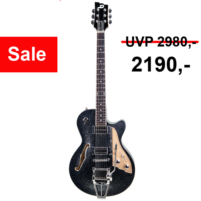 Duesenberg Starplayer TV, Black Sparkle | Duesenberg | Guitars