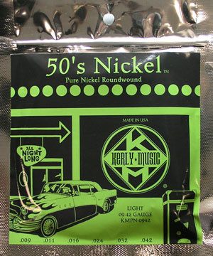 KERLY KUES Electric Strings, 50s Pure Nickel