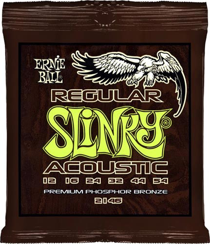 Ernie Ball Acoustic Strings, Phosphor Bronze