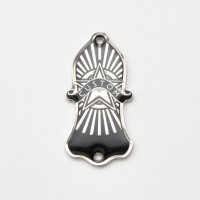 Trussrod Cover, Lone Star, Silver Trussrod Cover, Lone Star, Silver