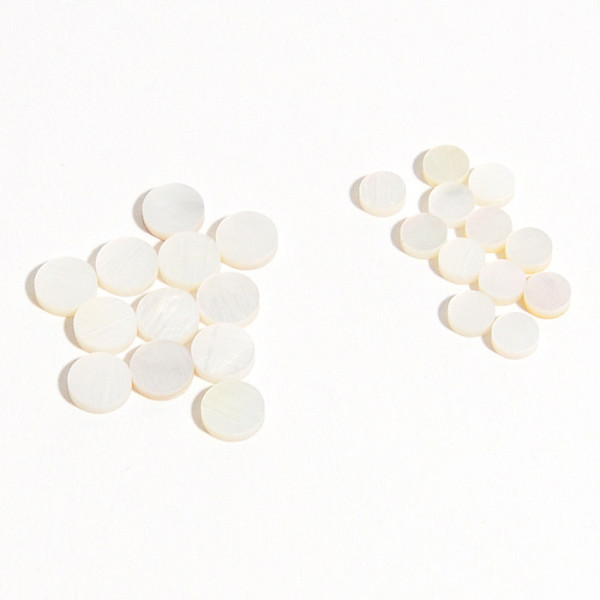 Fretboard-Dots/Inlays, white pearl