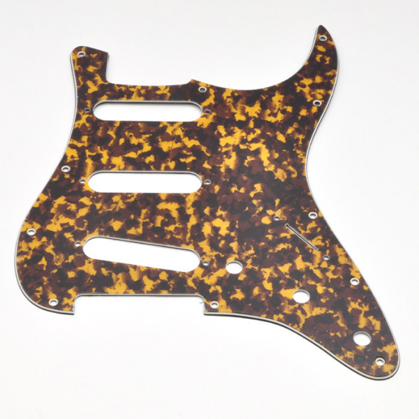 Pickguard für Strat, Standard SSS, Leopard