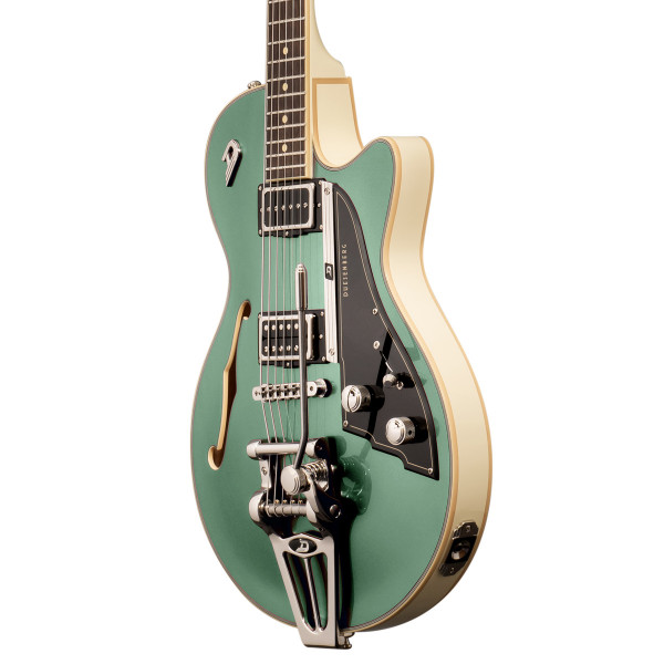 Duesenberg Starplayer TV, Duo-Tone, Harbor Green / White