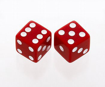 Dice Knob, rot
