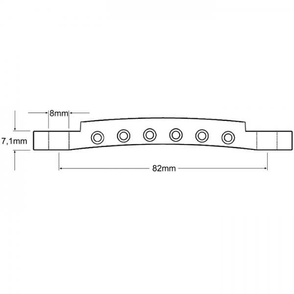 Duesenberg Aluminium Stop Tailpiece