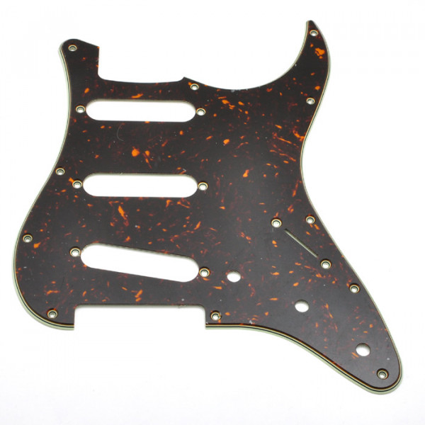 Pickguard für Strat, Standard SSS, Tortoise