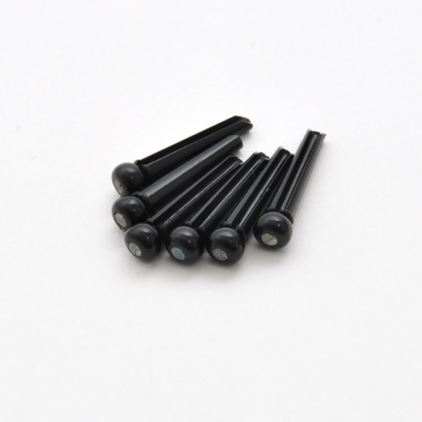 Plastik Bridge Pins, schwarz