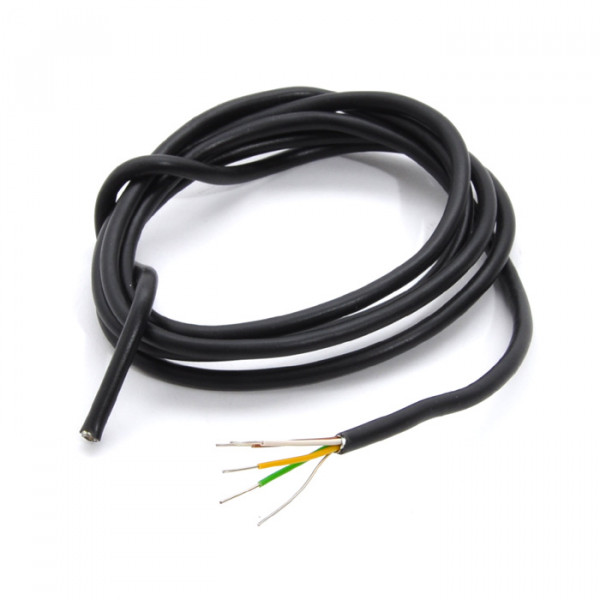 Shielded Guitar Circuit Wire, 4-Conductor, Solid