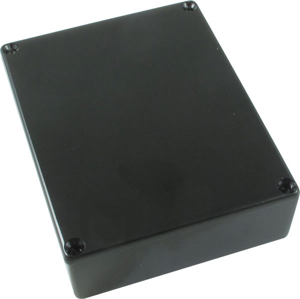 Effektbox, schwarz lackiert, gross