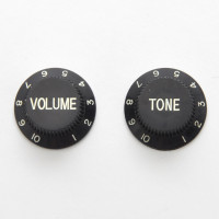 Knobs for Strat, black Knobs for Strat, black