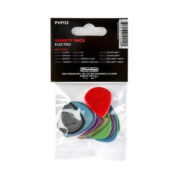 Dunlop Electric Pick Variety Pack - 12 Stück