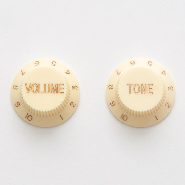 Knobs for Strat, aged white