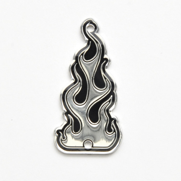 Trussrod Cover, Burn, Silver