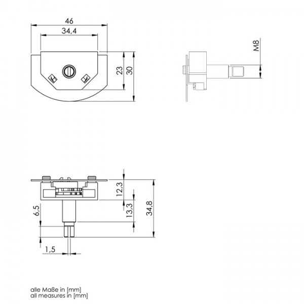 Schaller 5-fach Drehschalter, Megaswitch P