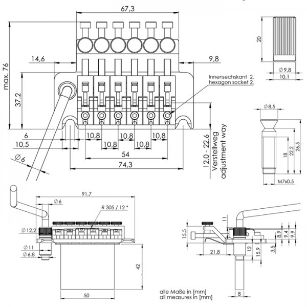 Schaller Lockmeister Tremolo