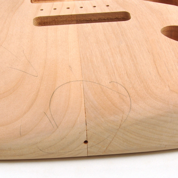 Rockinger Vintage Deluxe Body für Strat, HSH, Second Chance