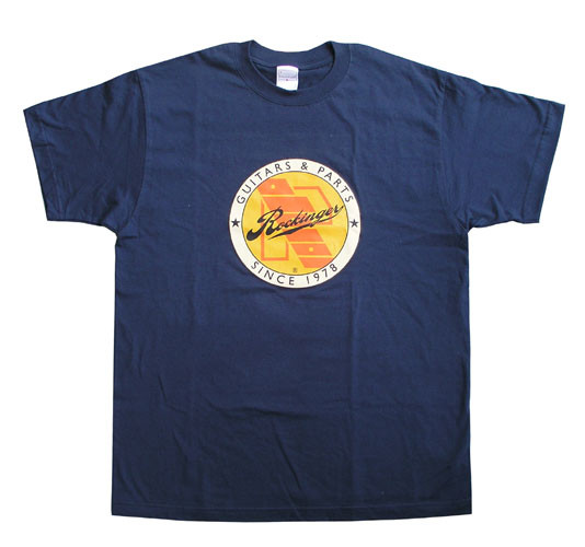 Rockinger Retro Logo T-Shirt, Navy Blue