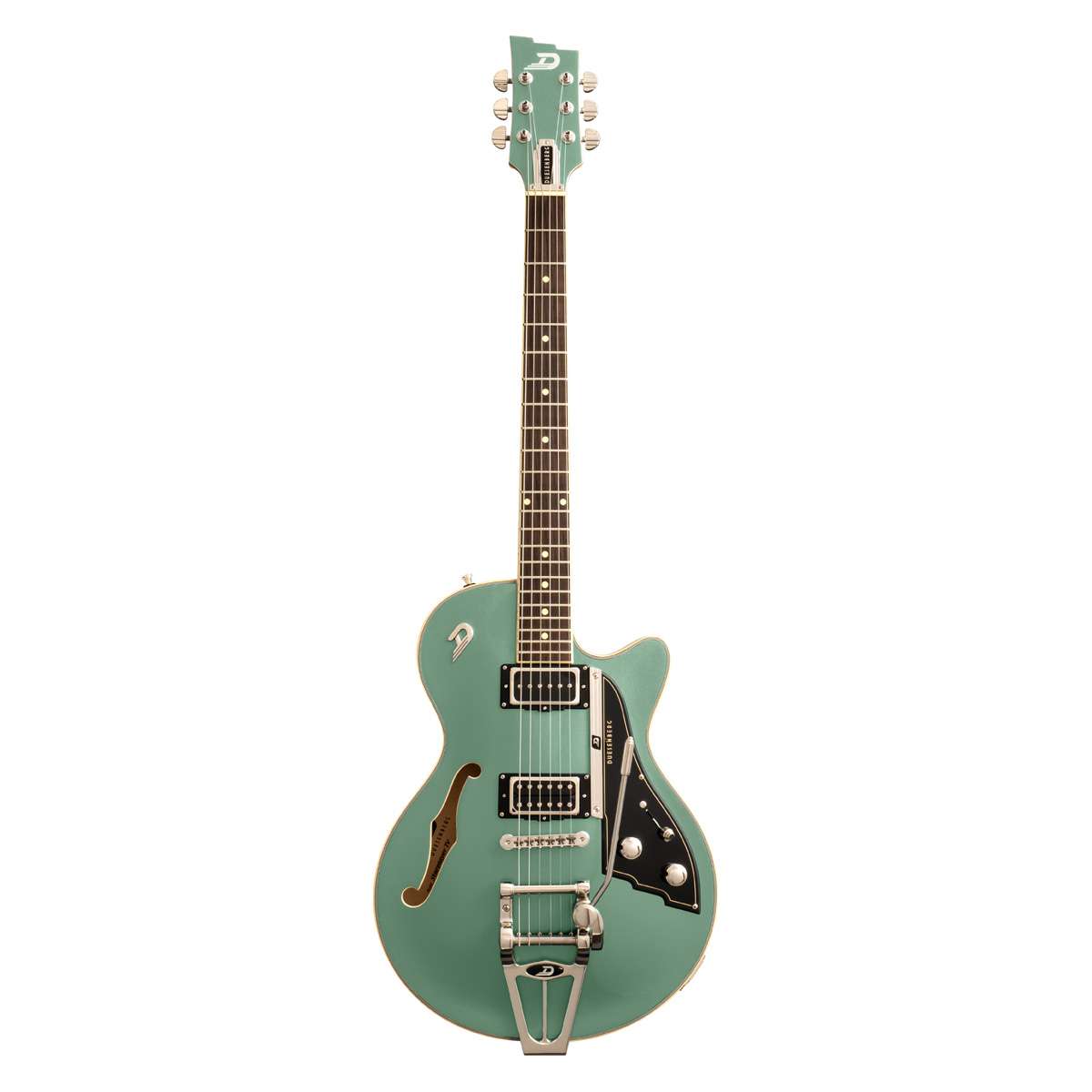 Duesenberg Starplayer TV, Duo-Tone, Harbor Green / White