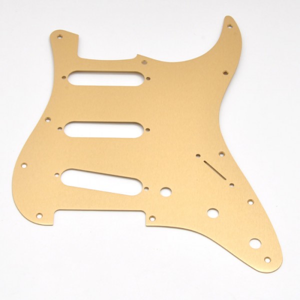 Original Fender Strat® Pickguard, Gold Anodized
