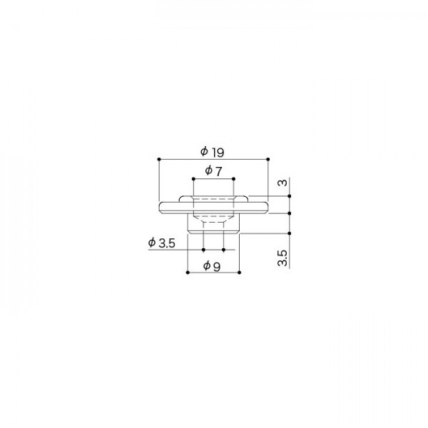 Gotoh Satenniederhalter für Bass RB20, Relic Series