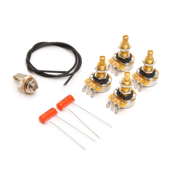 Rockinger Premium Wiring Kit for Les Paul, Long Shaft