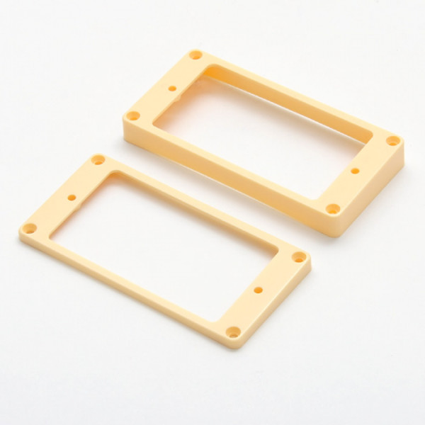 Humbucker Mounting Ring for arched top, cream