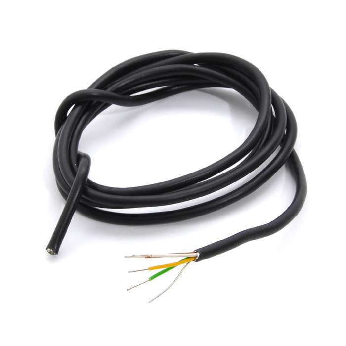 Kabel, 4adrig abgeschirmt Buchsen, Kabel Elektrik, Knöpfe Parts Rockinger Guitars