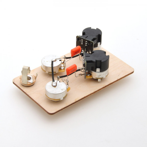 Rockinger Pre-Wired Assembly for Les Paul, Long Shaft, Push Pots