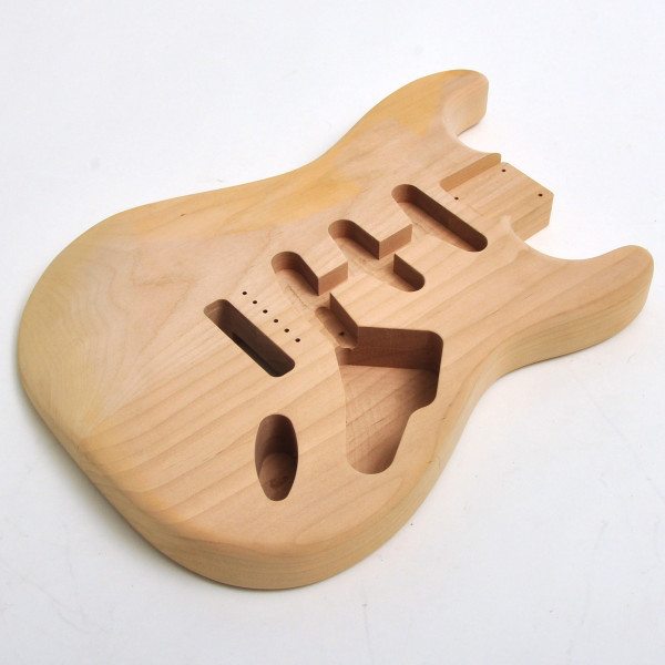 Rockinger Vintage Deluxe Body für Strat, US-Erle, unlackiert, Second Chance