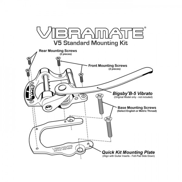 Vibramate V5 Standard Mounting Kit