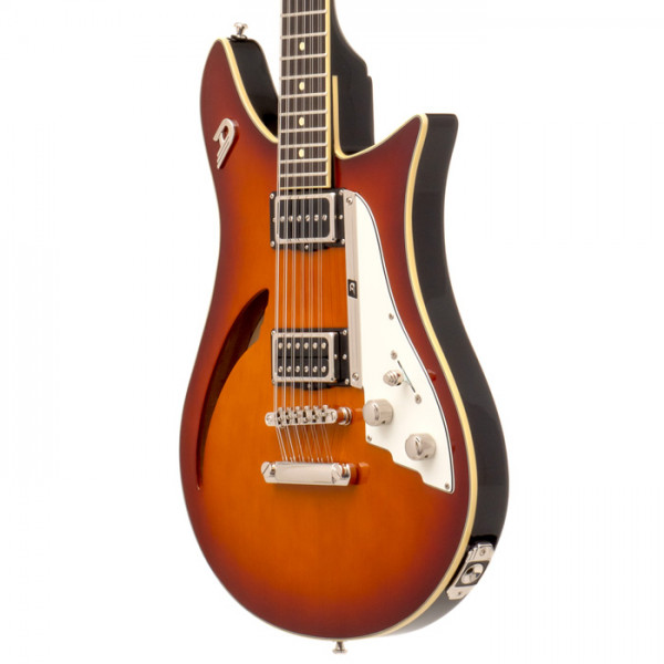 Duesenberg Double Cat, 12-String, Vintage Burst
