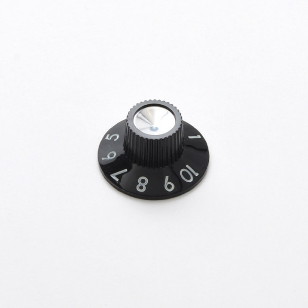 AMP Knopf, schwarz