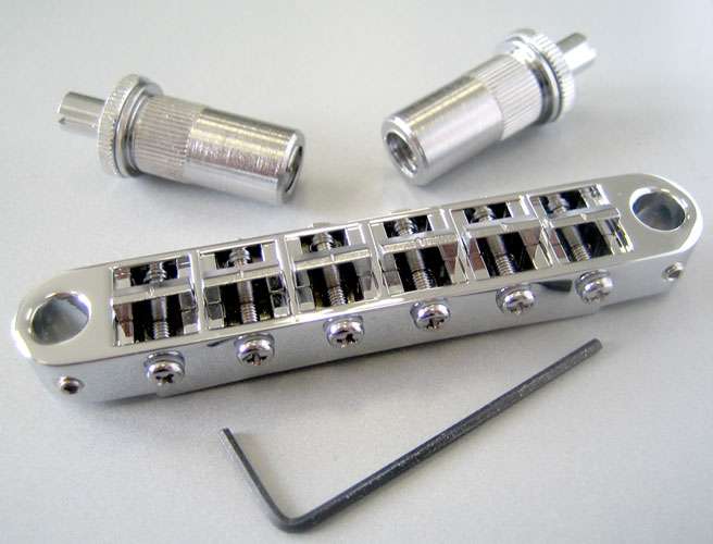 TonePros Bridge Model T3BT, M8 Gibsonstyle Bridges Stege