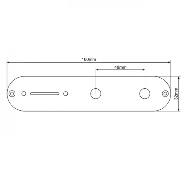 Rockinger Control Plate for Tele, SPECIAL